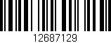 Código de barras (EAN, GTIN, SKU, ISBN): '12687129'