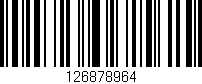 Código de barras (EAN, GTIN, SKU, ISBN): '126878964'