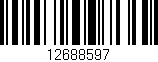Código de barras (EAN, GTIN, SKU, ISBN): '12688597'