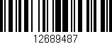 Código de barras (EAN, GTIN, SKU, ISBN): '12689487'