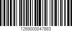 Código de barras (EAN, GTIN, SKU, ISBN): '1269000047883'