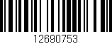 Código de barras (EAN, GTIN, SKU, ISBN): '12690753'