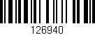 Código de barras (EAN, GTIN, SKU, ISBN): '126940'
