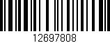Código de barras (EAN, GTIN, SKU, ISBN): '12697808'