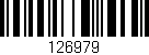 Código de barras (EAN, GTIN, SKU, ISBN): '126979'