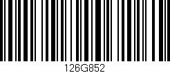 Código de barras (EAN, GTIN, SKU, ISBN): '126G852'