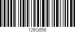 Código de barras (EAN, GTIN, SKU, ISBN): '126G856'