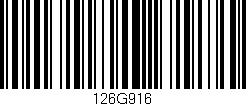Código de barras (EAN, GTIN, SKU, ISBN): '126G916'