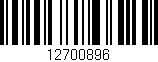Código de barras (EAN, GTIN, SKU, ISBN): '12700896'