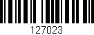 Código de barras (EAN, GTIN, SKU, ISBN): '127023'