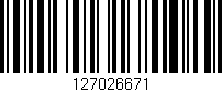 Código de barras (EAN, GTIN, SKU, ISBN): '127026671'