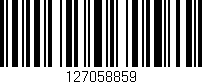 Código de barras (EAN, GTIN, SKU, ISBN): '127058859'