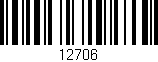 Código de barras (EAN, GTIN, SKU, ISBN): '12706'