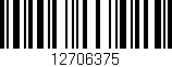 Código de barras (EAN, GTIN, SKU, ISBN): '12706375'