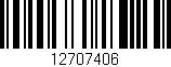 Código de barras (EAN, GTIN, SKU, ISBN): '12707406'