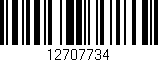 Código de barras (EAN, GTIN, SKU, ISBN): '12707734'