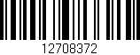 Código de barras (EAN, GTIN, SKU, ISBN): '12708372'