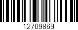 Código de barras (EAN, GTIN, SKU, ISBN): '12709869'