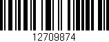 Código de barras (EAN, GTIN, SKU, ISBN): '12709874'