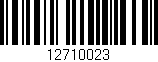 Código de barras (EAN, GTIN, SKU, ISBN): '12710023'
