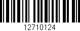 Código de barras (EAN, GTIN, SKU, ISBN): '12710124'