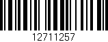 Código de barras (EAN, GTIN, SKU, ISBN): '12711257'