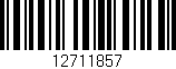 Código de barras (EAN, GTIN, SKU, ISBN): '12711857'