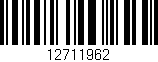 Código de barras (EAN, GTIN, SKU, ISBN): '12711962'
