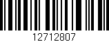 Código de barras (EAN, GTIN, SKU, ISBN): '12712807'
