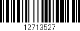 Código de barras (EAN, GTIN, SKU, ISBN): '12713527'
