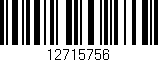 Código de barras (EAN, GTIN, SKU, ISBN): '12715756'