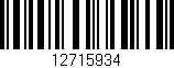 Código de barras (EAN, GTIN, SKU, ISBN): '12715934'
