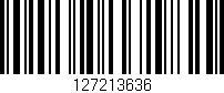 Código de barras (EAN, GTIN, SKU, ISBN): '127213636'