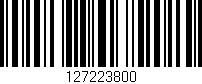 Código de barras (EAN, GTIN, SKU, ISBN): '127223800'