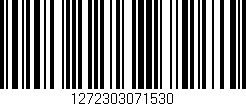 Código de barras (EAN, GTIN, SKU, ISBN): '1272303071530'