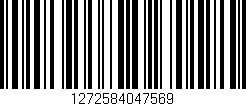 Código de barras (EAN, GTIN, SKU, ISBN): '1272584047569'