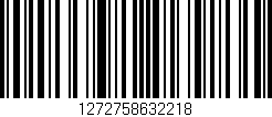 Código de barras (EAN, GTIN, SKU, ISBN): '1272758632218'