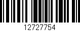 Código de barras (EAN, GTIN, SKU, ISBN): '12727754'