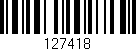 Código de barras (EAN, GTIN, SKU, ISBN): '127418'