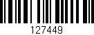 Código de barras (EAN, GTIN, SKU, ISBN): '127449'