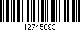 Código de barras (EAN, GTIN, SKU, ISBN): '12745093'