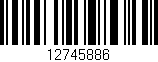Código de barras (EAN, GTIN, SKU, ISBN): '12745886'