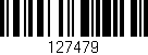 Código de barras (EAN, GTIN, SKU, ISBN): '127479'