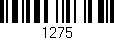 Código de barras (EAN, GTIN, SKU, ISBN): '1275'