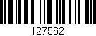 Código de barras (EAN, GTIN, SKU, ISBN): '127562'
