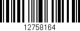 Código de barras (EAN, GTIN, SKU, ISBN): '12758164'