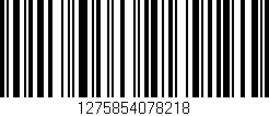 Código de barras (EAN, GTIN, SKU, ISBN): '1275854078218'