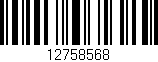Código de barras (EAN, GTIN, SKU, ISBN): '12758568'