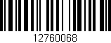 Código de barras (EAN, GTIN, SKU, ISBN): '12760068'