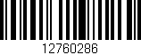 Código de barras (EAN, GTIN, SKU, ISBN): '12760286'